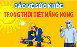 Bảo vệ sức khỏe trong thời tiết nắng nóng đặc biệt gay gắt