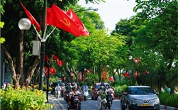 Sắc cờ kể chuyện mùa Thu Độc lập