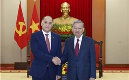 Tổng Bí thư Tô Lâm tiếp Thư ký Hội đồng An ninh quốc gia Belarus 