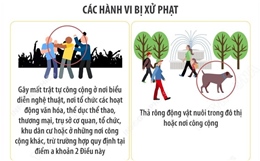 Các hành vi vi phạm quy định về trật tự công cộng bị xử phạt từ 15/12/2025