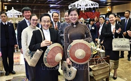 Phu nhân của Tổng Bí thư Tô Lâm cùng Phu nhân của Tổng Bí thư, Chủ tịch nước Lào thăm và hoạt động tại Ninh Bình