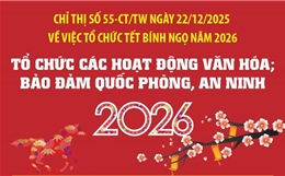 Tổ chức các hoạt động văn hóa; bảo đảm quốc phòng, an ninh