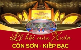 Lễ hội mùa Xuân Côn Sơn - Kiếp Bạc với nhiều hoạt động đặc sắc