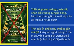 Cảnh báo giả mạo ngân hàng phát tán poster lãi suất để lừa đảo