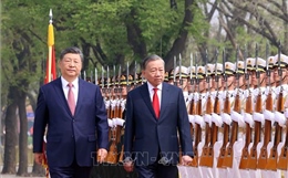 Lễ đón trọng thể Tổng Bí thư, Chủ tịch nước Tô Lâm thăm cấp Nhà nước đến Trung Quốc