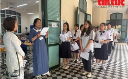 Thí sinh sẵn sàng làm bài thi môn Toán kỳ thi tốt nghiệp THPT 2026