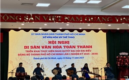 Từ di sản định hình chiến lược văn hóa TP Hồ Chí Minh