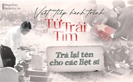 Viết tiếp hành trình từ trái tim: Trả lại tên cho các liệt sĩ