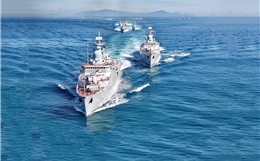 Lữ đoàn 162 tàu chiến đấu mặt nước tinh nhuệ bậc nhất của Hải quân