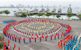 Vũ điệu lính biển của những chiến sĩ hải quân