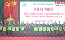 Bộ đội Biên phòng khai mạc Hội thi cán bộ Đoàn giỏi và Tuyên truyền viên trẻ năm 2026