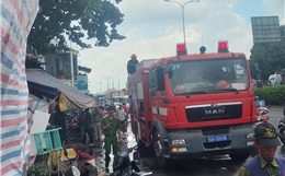 TP Hồ Chí Minh: Cháy lớn dãy phòng trọ trên đường Đỗ Mười