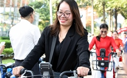 TP Hồ Chí Minh: Đưa vào sử dụng làn đường dành riêng cho xe đạp