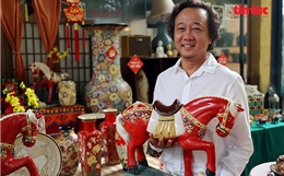 Làng nghề gốm ‘đỏ lửa’ với… ngựa