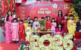 Nhiều trường học TP Hồ Chí Minh rộn ràng tổ chức Hội xuân trước Tết