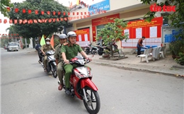 Công an TP Hồ Chí Minh tăng cường đảm bảo an ninh cho ngày bầu cử