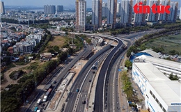 TP Hồ Chí Minh: Cận cảnh cầu vượt N3 nút giao An Phú sẵn sàng thông xe dịp 30/4