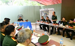 Thượng tướng Lê Quang Minh kiểm tra chiến dịch tìm kiếm liệt sĩ