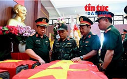 Đại tướng Nguyễn Trọng Nghĩa kiểm tra công tác quy tập hài cốt liệt sĩ tại Công viên Lê Thị Riêng