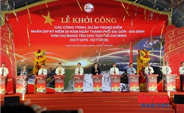 TP Hồ Chí Minh khởi công 8 công trình, dự án trọng điểm hơn 253.000 tỷ đồng