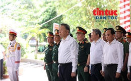 Tổng Bí thư, Chủ tịch nước Tô Lâm dâng hương, kiểm tra công tác tìm kiếm hài cốt liệt sĩ 