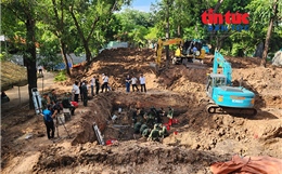 TP Hồ Chí Minh: Phát hiện thêm 14 hài cốt liệt sĩ tại Công viên Lê Thị Riêng