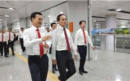 Đoàn đại biểu dự Đại hội Đảng bộ TP Hồ Chí Minh tham quan các công trình tiêu biểu