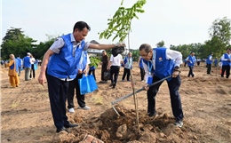 500 đại biểu TP Hồ Chí Minh chung tay trồng &#39;Vườn cây Đại đoàn kết&#39;