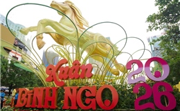 TP Hồ Chí Minh: Ngắm linh vật bên trong Đường hoa Nguyễn Huệ trước giờ G