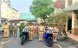 CSGT TP Hồ Chí Minh đồng loạt ra quân bảo đảm an toàn giao thông dịp Tết Bính Ngọ