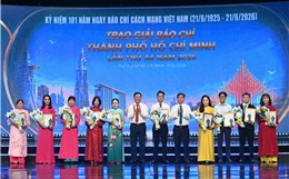 72 tác phẩm được vinh danh tại Giải Báo chí TP Hồ Chí Minh lần thứ 44