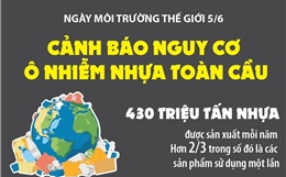 Ngày Môi trường Thế giới 5/6: Cảnh báo nguy cơ ô nhiễm nhựa toàn cầu