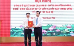 Ông Trần Thanh Lâm giữ chức Phó trưởng Ban Tuyên giáo và Dân vận Trung ương
