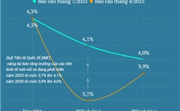 IMF nâng dự báo tăng trưởng của các nền kinh tế mới nổi và đang phát triển năm 2025 