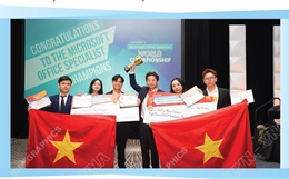 Đội tuyển Việt Nam giành Huy chương Vàng cuộc thi tin học văn phòng thế giới