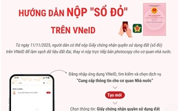Hướng dẫn nộp &#39;sổ đỏ&#39; trên VNeID