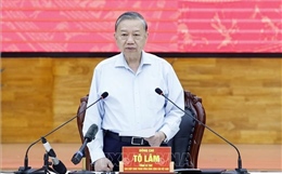 Tổng Bí thư Tô Lâm làm việc với Ban Thường vụ tỉnh uỷ An Giang