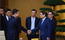 Thủ tướng Phạm Minh Chính tiếp Chủ tịch Khu tự trị dân tộc Choang Quảng Tây, Trung Quốc