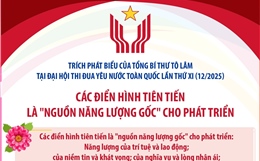 Các điển hình tiên tiến là 'nguồn năng lượng gốc' cho phát triển