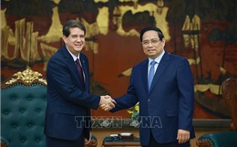 Thủ tướng Phạm Minh Chính tiếp Chủ tịch hãng Thông tấn Prensa Latina, Cuba