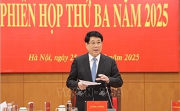 Chủ tịch nước Lương Cường chủ trì Phiên họp thứ ba Ban Chỉ đạo cải cách Tư pháp Trung ương