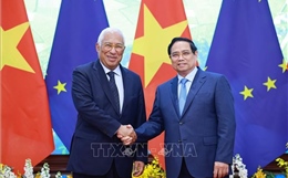 Thủ tướng Phạm Minh Chính hội kiến Chủ tịch Hội đồng châu Âu António Costa