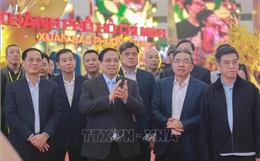 Thủ tướng Phạm Minh Chính dự tổng duyệt khai mạc Hội chợ Mùa Xuân 2026