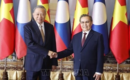 Tổng Bí thư Tô Lâm hội kiến Chủ tịch Quốc hội Lào