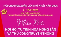 Hội chợ Mùa Xuân: 'Du xuân quê hương - Sản vật bốn phương'