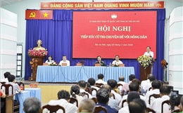 Chủ tịch Quốc hội Trần Thanh Mẫn dự Hội nghị tiếp xúc giữa cử tri với người ứng cử đại biểu Quốc hội khóa XVI