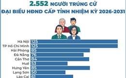 2.552 người trúng cử đại biểu HĐND cấp tỉnh nhiệm kỳ 2026-2031