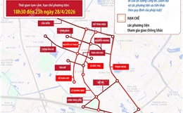 Phân luồng giao thông phục vụ Chương trình nghệ thuật chính luận “Âm vang Tổ quốc”