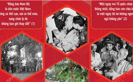 Chủ tịch Hồ Chí Minh: 'Miền Nam yêu quý luôn ở trong trái tim tôi'