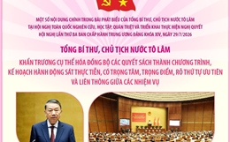 Tổng Bí thư, Chủ tịch nước Tô Lâm: Khẩn trương cụ thể hóa đồng bộ các quyết sách thành chương trình, kế hoạch hành động